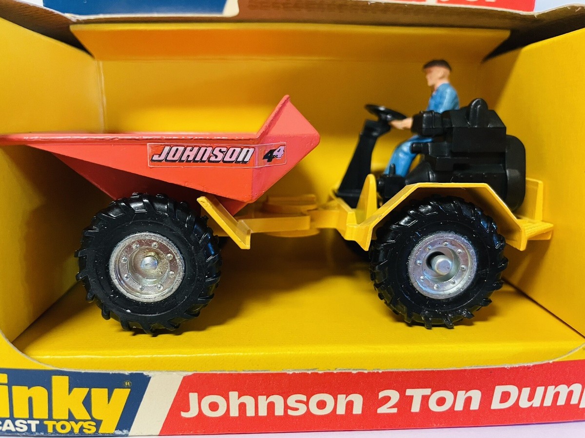 DINKY TOYS JOHNSON 2 Ton Dumper Truck with DRIVER - No. 430 - NOS