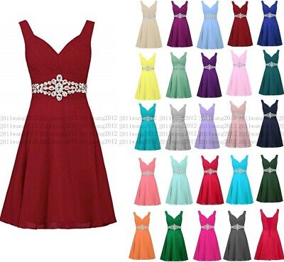 Long Formal Ball Gown Cocktail Evening Prom Party Dress Bridesmaid Dresses 6-24