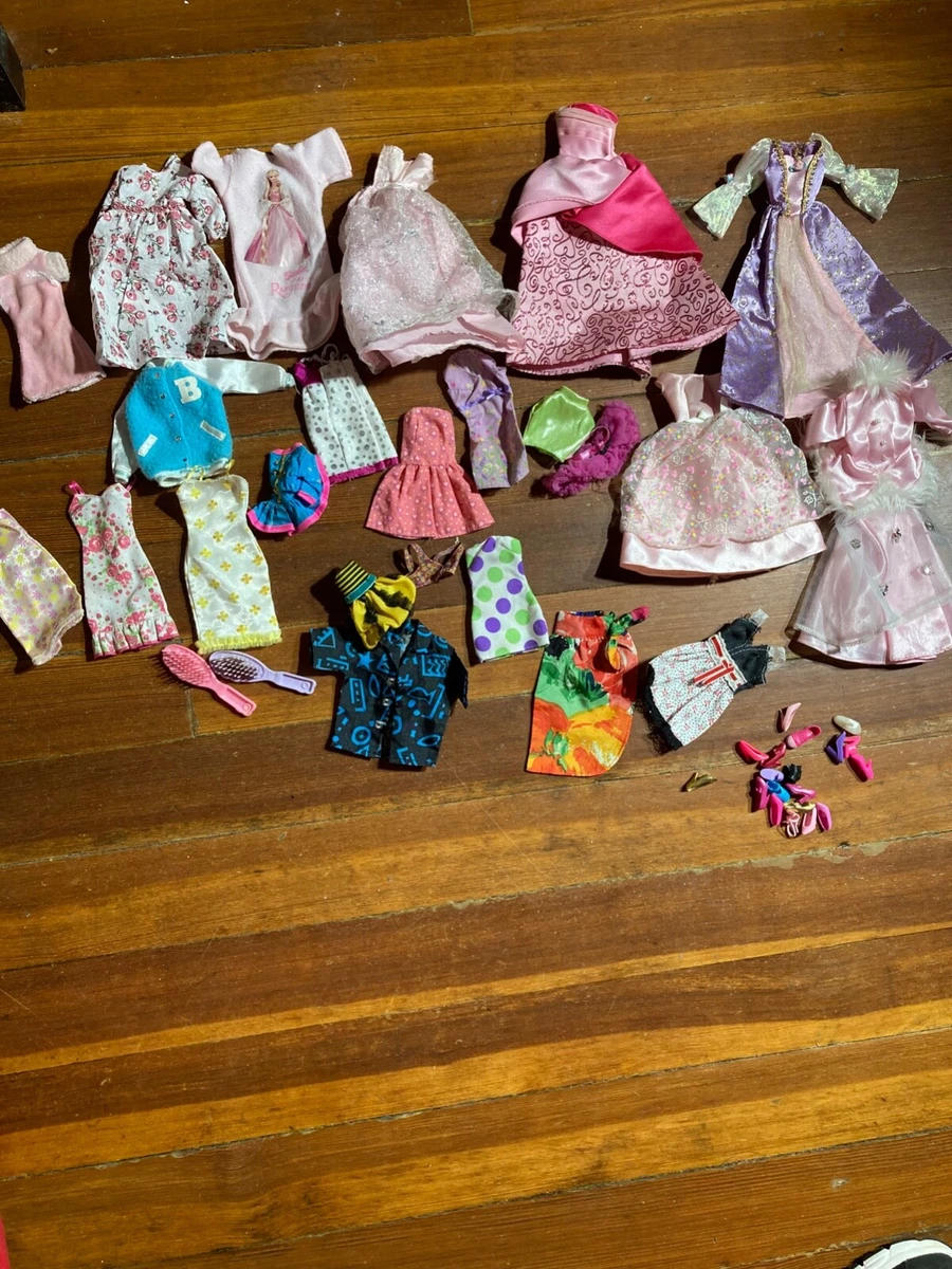 Used sales barbie clothes