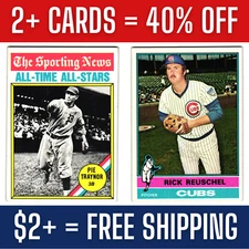 1976 MLB Topps Baseball Cards / #221-440 / You Pick / EX-MT