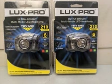 Lux Pro Multi-Function 6-mode Water Resistance 210-Lumen Bright LED Headlamp