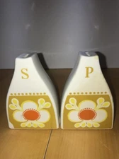 VTG Figgjo Flint Safran Salt Pepper Shakers Rare Norway Mid Century Retro