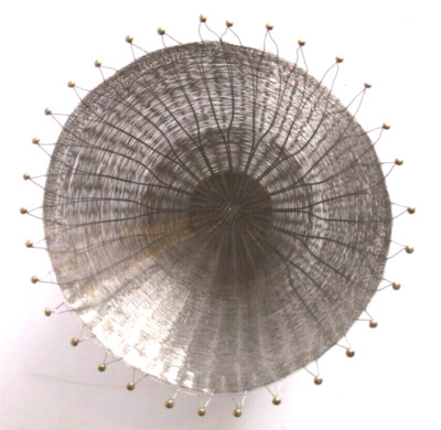 Michael Aram Gorgeous Handmade Artist Twisted Metal Wire Modern Sculpture Bowl