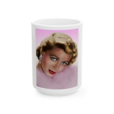 Dorothy Malone #173 (Vintage Female Icon) White Coffee Mug