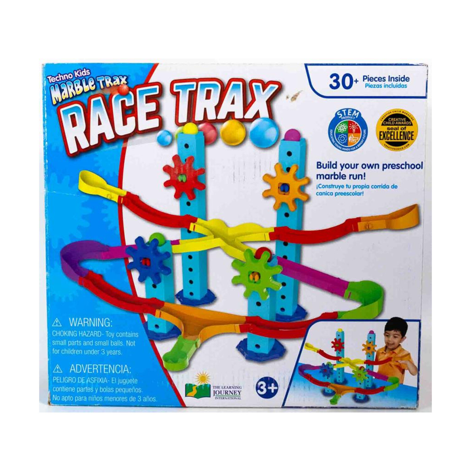 Learning Journey Techno Kids Race Trax Interactive STEM Toy VG/NM-image
