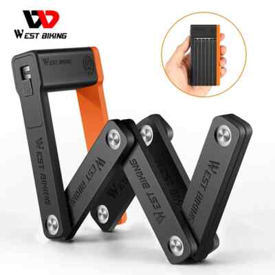 Foldable Bicycle Lock MTB Security Anti-theft Cycling Lock Scooter