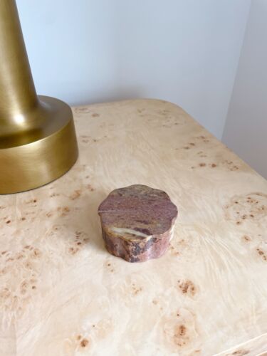 Pink Stone Trinket Lidded Container - Picture 1 of 4