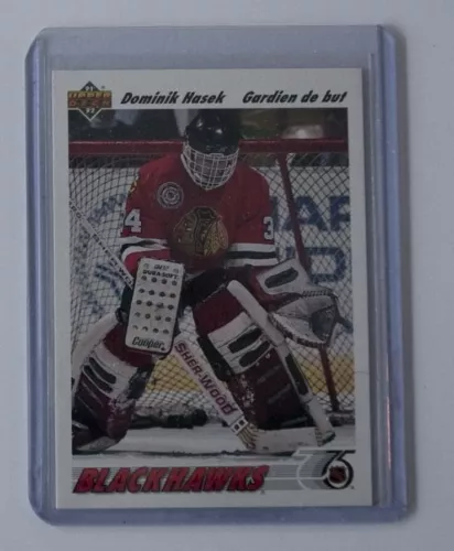 Dominik Hasek 1991-92 Upper Deck FRENCH Rc Rookie #335
