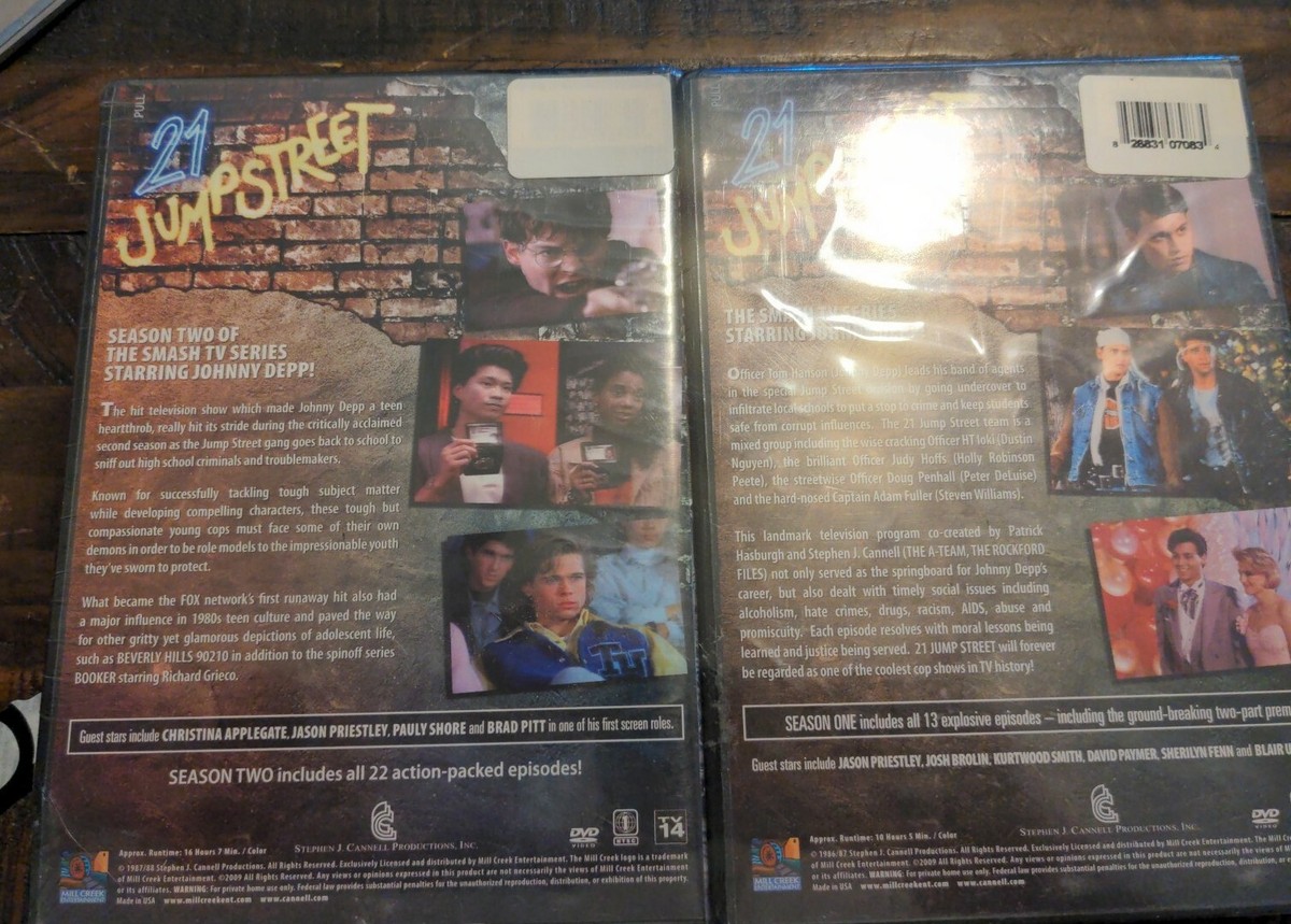 New 21 Jump Street Complete 1st and 2nd Seasons DVD set 1 & 2