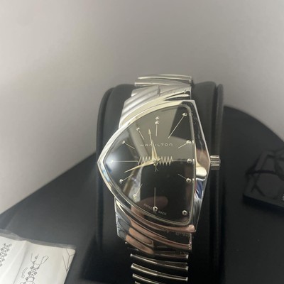 Hamilton Ventura Elvis Limited Edition 2010 Black Silver Watch Box 