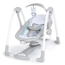 Ingenuity ConvertMe 2-in-1 Compact Portable Automatic Baby Swing  Infant Seat,
