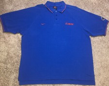 University of Florida Gators NIKE TEAM 3-Button Polo Shirt Men  s XL S/Sleeves