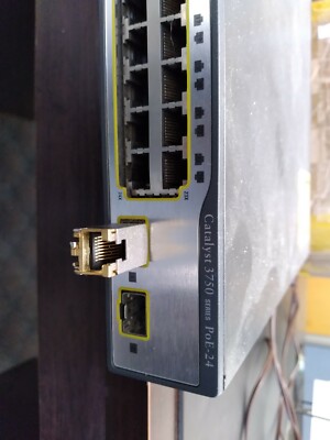 Cisco Catalyst 3750 series PoE-24 switch | eBay