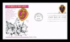 DR JIM STAMPS US COVER PURPLE HEART BADGE OF MILITARY MERIT FDC PANDA CACHET