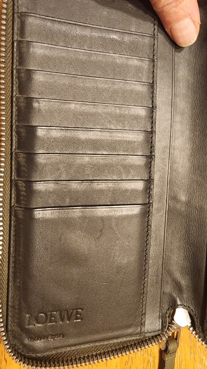 Loewe Puzzle Zip Around Wallet Signature Geometric Design
