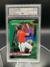 2025 Panini Prizm #209 Vance Honeycutt RARE GREEN PRIZM ~ GEM MINT PTA 10🔥