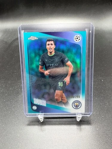 Rodri /299 Teal Refractor 2025-26 Topps Chrome UEFA Club Competitions #171