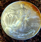 U.S. Mint 2008 American Silver Eagle $1 1 oz .999 Silver Business Uncertified
