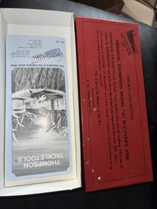 Vintage Thompson Model "A" Fly Tyer's Vise **Original Box ONLY! Nice Condition