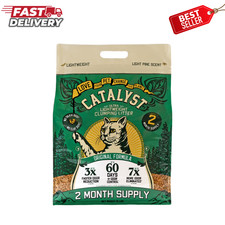 Catalyst Pet Natural Clumping Cat Litter Softwood Formula 15lb
