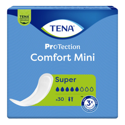 TENA Comfort Mini Super Inkontinenzeinlagen 30 Stück / 6 x 30 Stück / 180 Stück