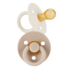 Natural Rubber Pacifiers Set of 2   Baby Pacifiers with Cherry-Shaped Nipple 