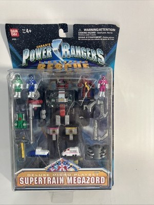 Bandai Mighty Morphin Power Rangers Lightspeed Rescue Supertrain Megazord