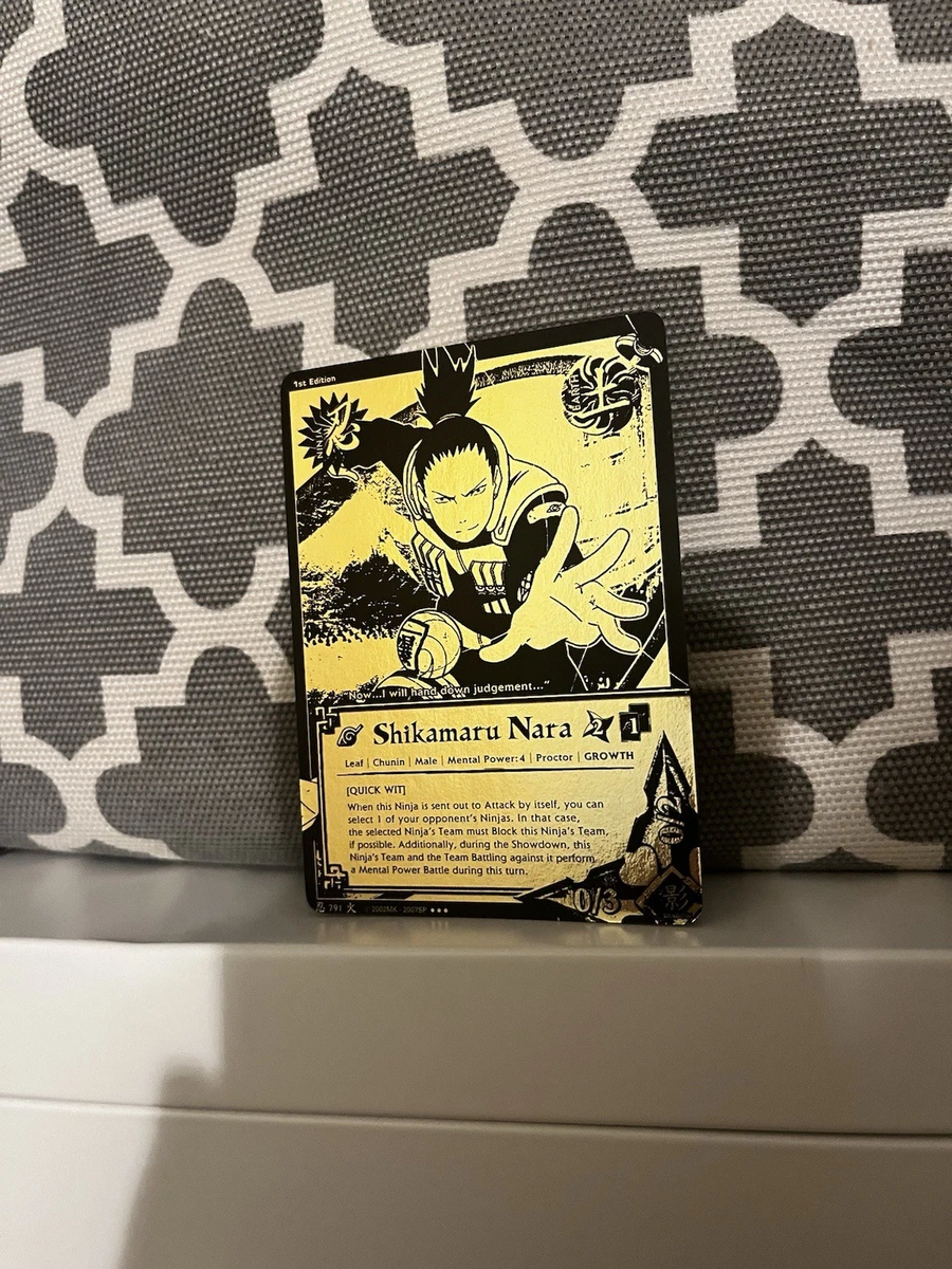 NARUTO ナルトCCG　疾風伝　忍伝　綱手　Black and Gold Naruto CCG Super Rare Individual Collectible Card Game Cards for