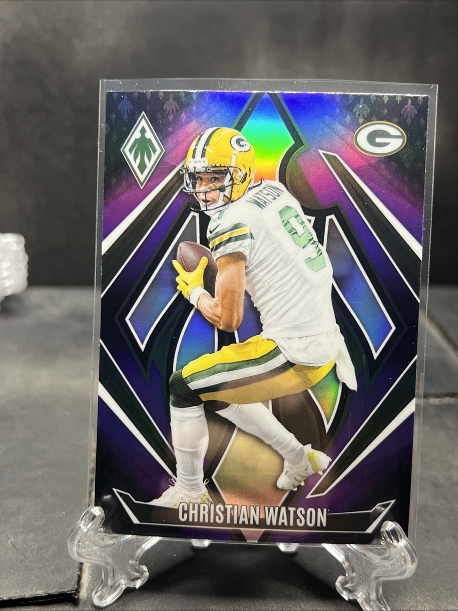 2024 Panini Phoenix - Christian Watson #27 Purple Fade | eBay