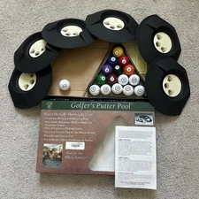 Club Champ Golfers Putter Pool Play Like Golf Shoot Like Pool Game 