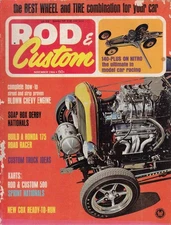 Rod & Custom November 1966 - Best Wheel & Tire Combo / Build a Honda 175 Road Ra