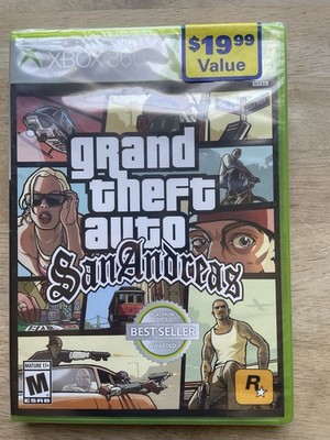 Grand Theft Auto San Andreas Xbox 360 Platinum Hits Brand New Sealed