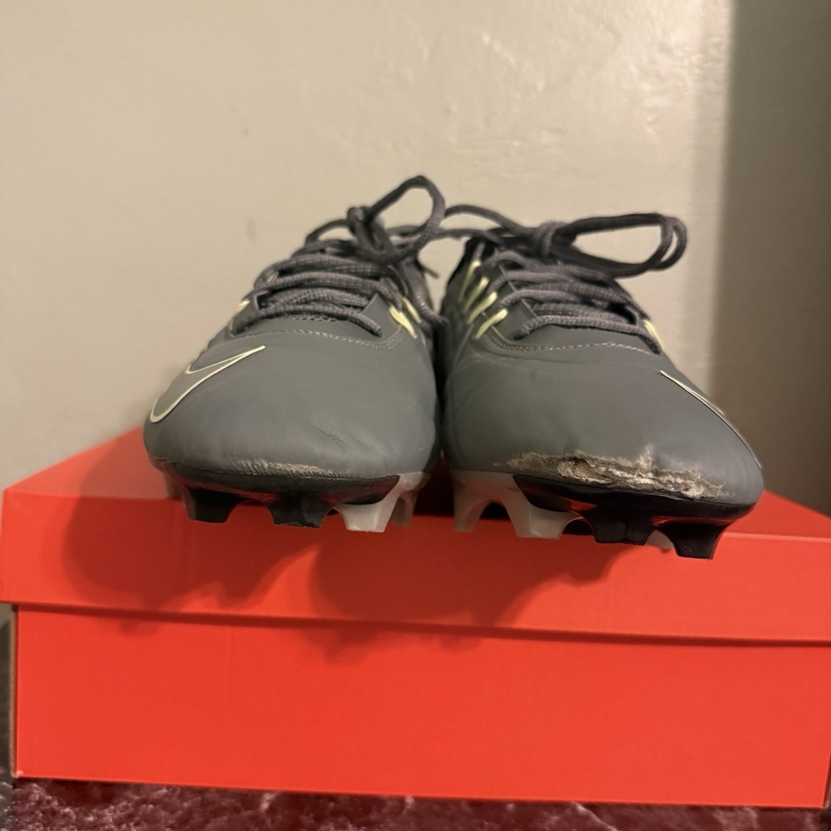 Nike Vapor Carbon Edge 360 VC Carbon Gray Volt Mens Size 12.5