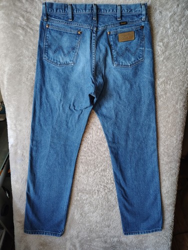 Vintage 90s Wrangler 13MWZ Cowboy Cut Western Denim Jeans Mens 35x32 Rodeo - Image 1
