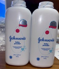 2 Johnson's Baby Powder Silky Soft Skin W/ Talc 300g / 10.6 oz. Sealed