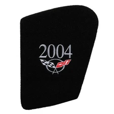 Under Hood Insert Panel w/ Embroidered 2004 Crossed Flags Emblem for Corvette C5