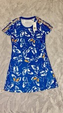 adidas x Farm Rio Blue Butterfly Mini Dress, Women’s S, NWT