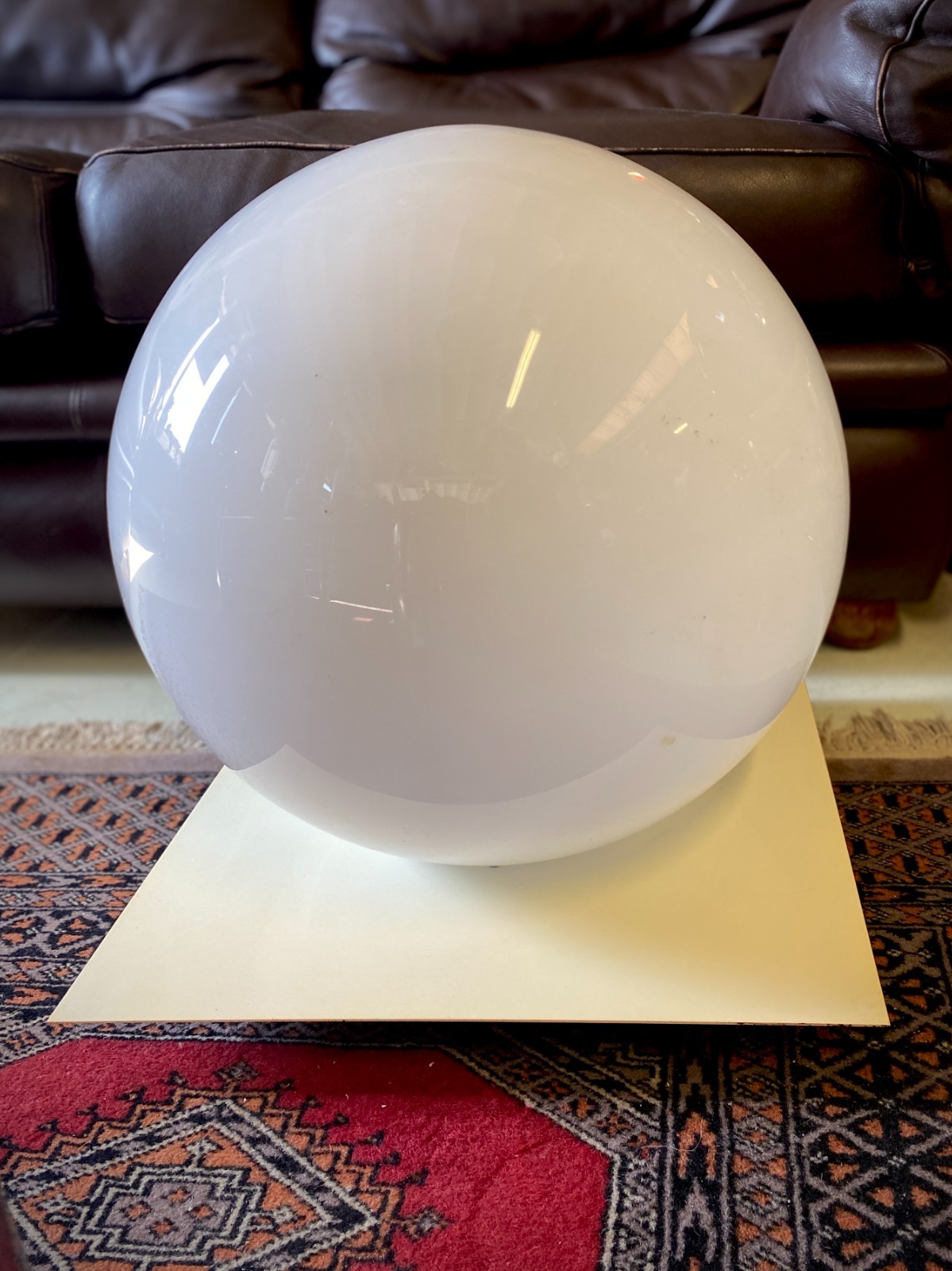 LAMPADA da TAVOLO/TERRA Micol DESIGN S. Mazza G. Gramigna QUATTRIFOLIO ø40cm '71