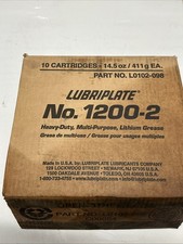  10 Lubriplate No. 1200-2 Lithium Grease 14.5oz L0102-098 Expired . Z-594S