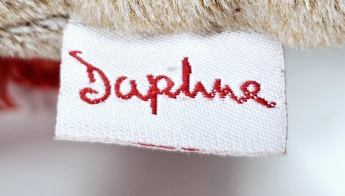 Daphne handgefertigte Socke Affe Golf Kopfbedeckung oder Handpuppe 14” x 8” sehr guter Zustand - Bild 7 von 10
