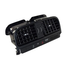 Luftdüse Mitte VW Polo 6C Luftausströmer schwarz Armaturenbrett mit Ablagefach