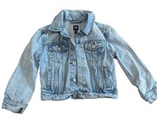 Gap Kids Girls Denim Jacket Size S Light Wash Classic Jean