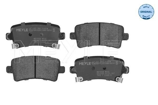 Plaquettes de frein Meyle 025 244 2116/W pour rouler serein en ville et montagne