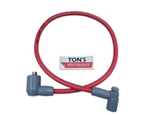 Replacement MSD Ignition HEI Distributor to Coil Blaster 2 8.5mm 90° Boots Red