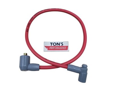 Replacement MSD Ignition HEI Distributor to Coil Blaster 2 8.5mm 90° Boots Red
