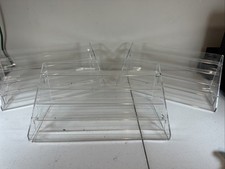 Clear Paint Organizer Rack Shelf 5  -Lot Of 3