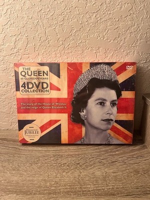 THE QUEEN 60 Glorious Years (4-DVD Collection) Elizabeth II & House of Windsor