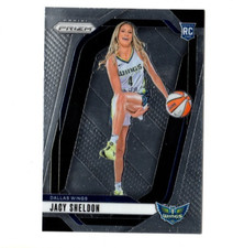 2 count lot 2024-25 Panini Prizm WNBA Jacy Sheldon Rookie Cards #141 Wings RC