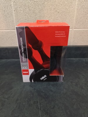 RCA Wireless Headphones 900 MHZ Digital WHP141B With Box 