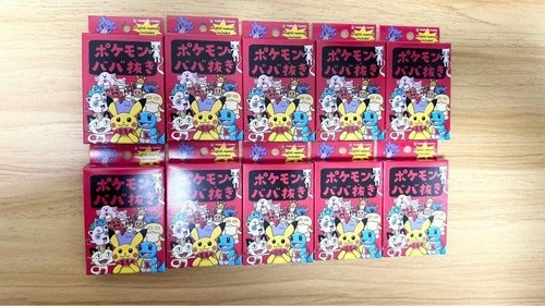 New Pokemon Babanuki Old Maid Card Game Red Box Deck Set of 10 Japan Toy Collect